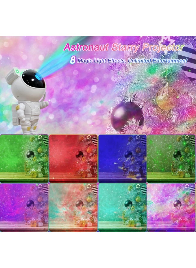 LOWHAT CLOSUNT Space Buddy Projector, Astronaut Light Projector, Star Galaxy Night Lights, Nebula Galaxy with Timer and Remote, Kids Gaming Room Bedroom Decor, Christmas, Great Gift for Kids - Image 3